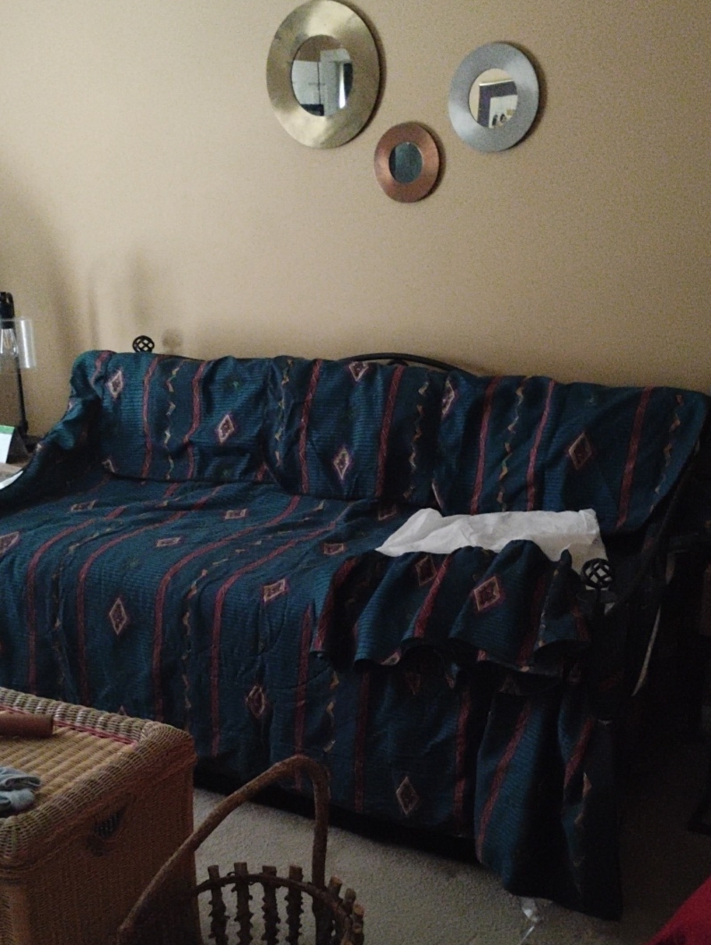 Multi Color South Western Patterned 5 Piece DayBed Cover Set